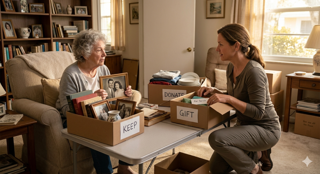 Decluttering a Senior’s Home for Safety (Without Causing Emotional Distress) 1 Declustter 3