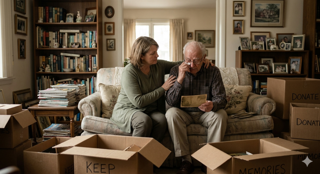 Decluttering a Senior’s Home for Safety (Without Causing Emotional Distress) 2 Declustter 5