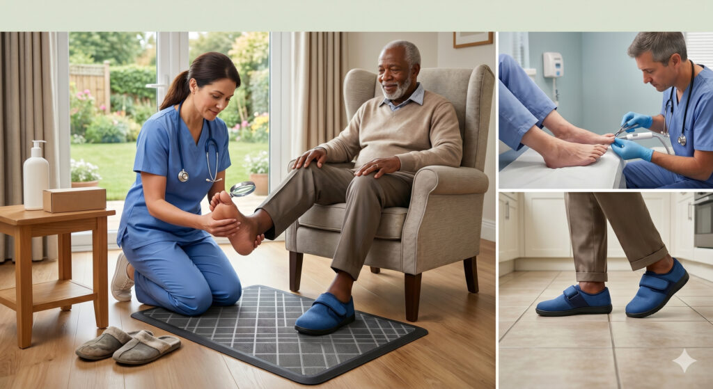 Senior Foot Care: Why It Matters for Fall Prevention and Mobility 1 Foot care 3