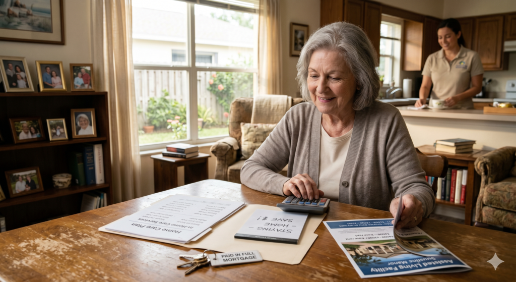 The True Cost of Aging in Place vs. Downsizing to a Facility in Florida 1 House 2