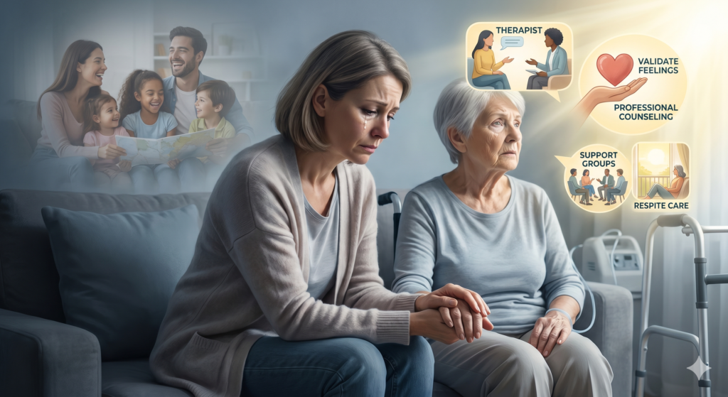 Coping with Anticipatory Grief When Caring for a Declining Parent 2 S 3