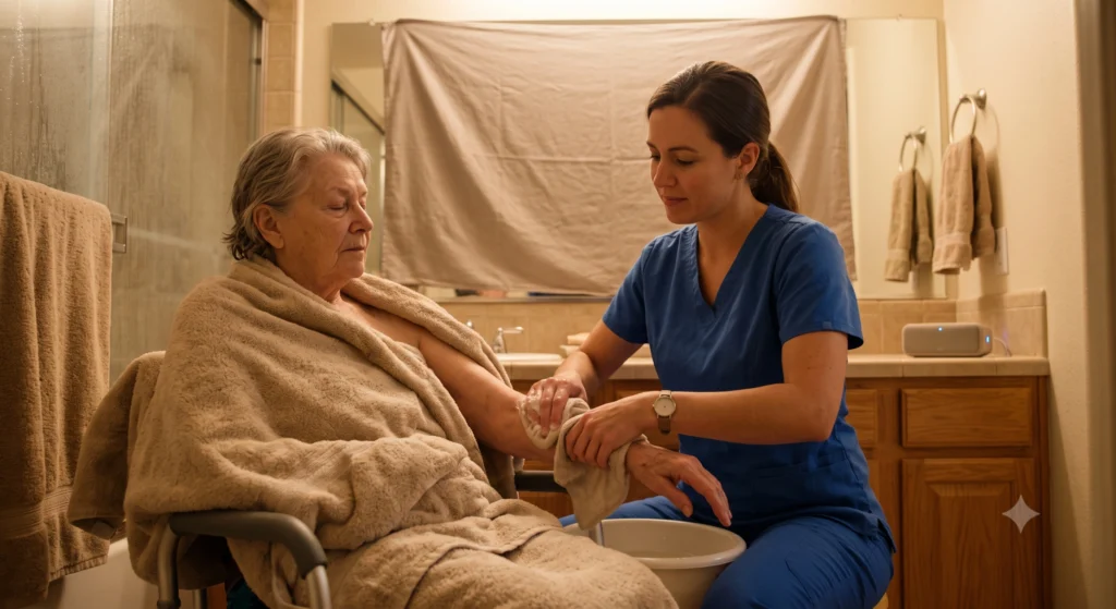 Bathing care for adult 3