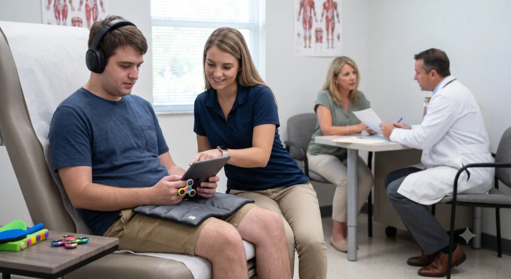 Surviving Medical Appointments: How to Manage Blood Draws and Doctor Visits with Autistic Adults 3 Autism care 2